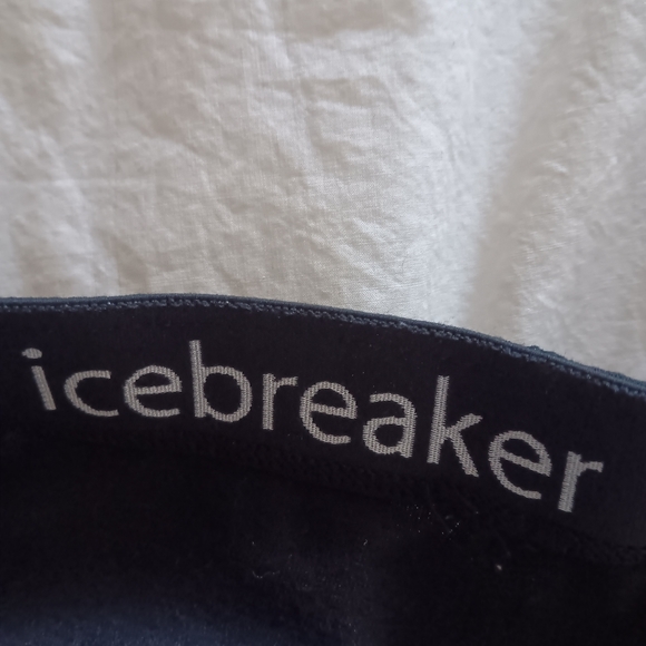 ICEBREAKER Black Stretch Wool Leggings S - Picture 5 of 6